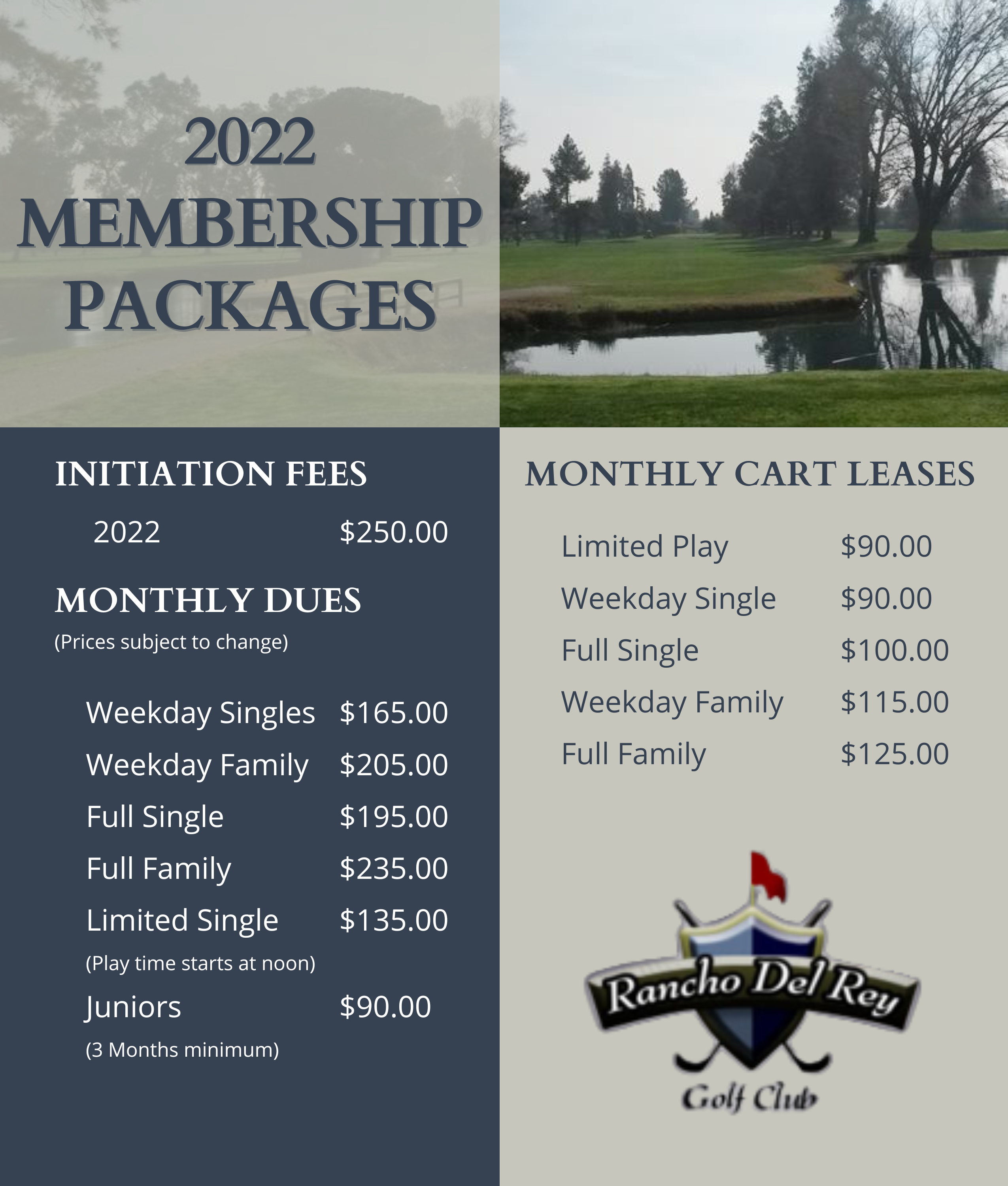 Memberships Rancho Del Rey Golf Club